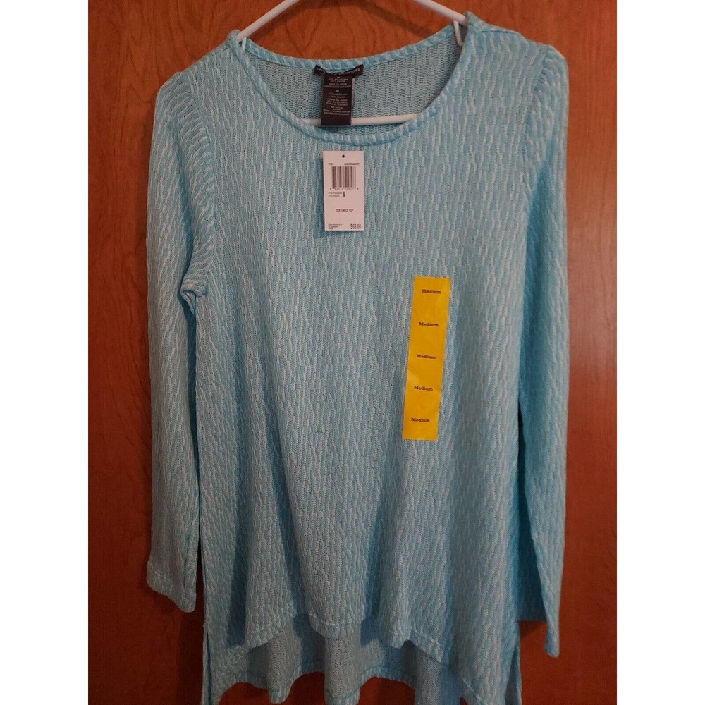 NEW Chelsea and Theodore size Medium NEW with tag Knit tunic shirt stretch women